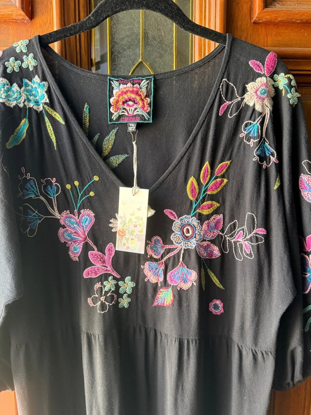 NWT Johnny Was SHILO DOLMAN TIERED KNIT $230 DRESS - Picture 6 of 9